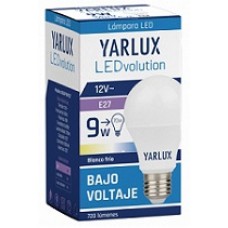 LAMPARA LED  12V. 09 W. 6400 K. E27-FRANCE/YARLUX