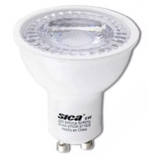 LAMPARA LED DICROICA 06 W. 3000K GU10-SICA 911220